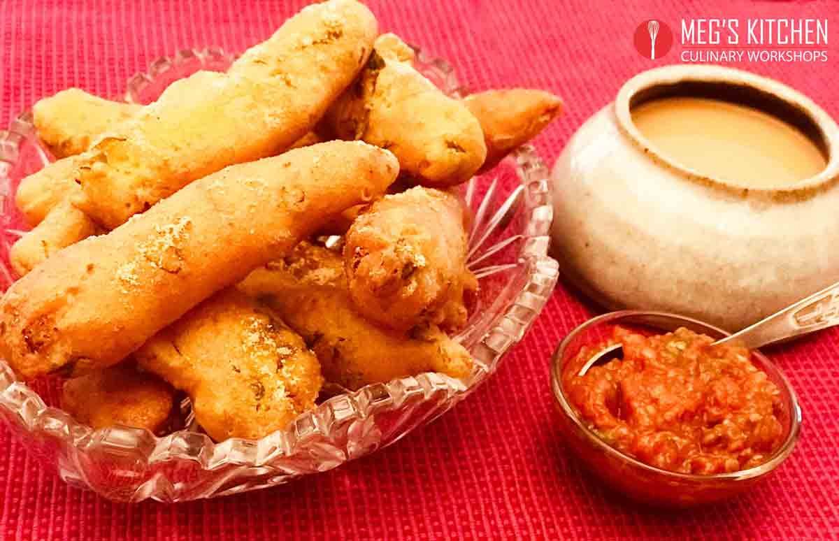 Golden Fried Baby Corn Fritters